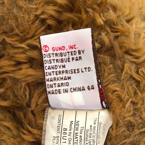 👠 GUND Stuffed Brown Bear - Picture 8 of 9